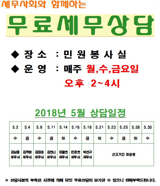 5월 상담